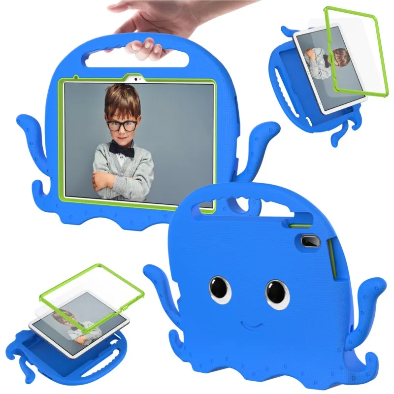 Octopuses EVA Kids Tablet Case - Durable & Fun Protective Cover