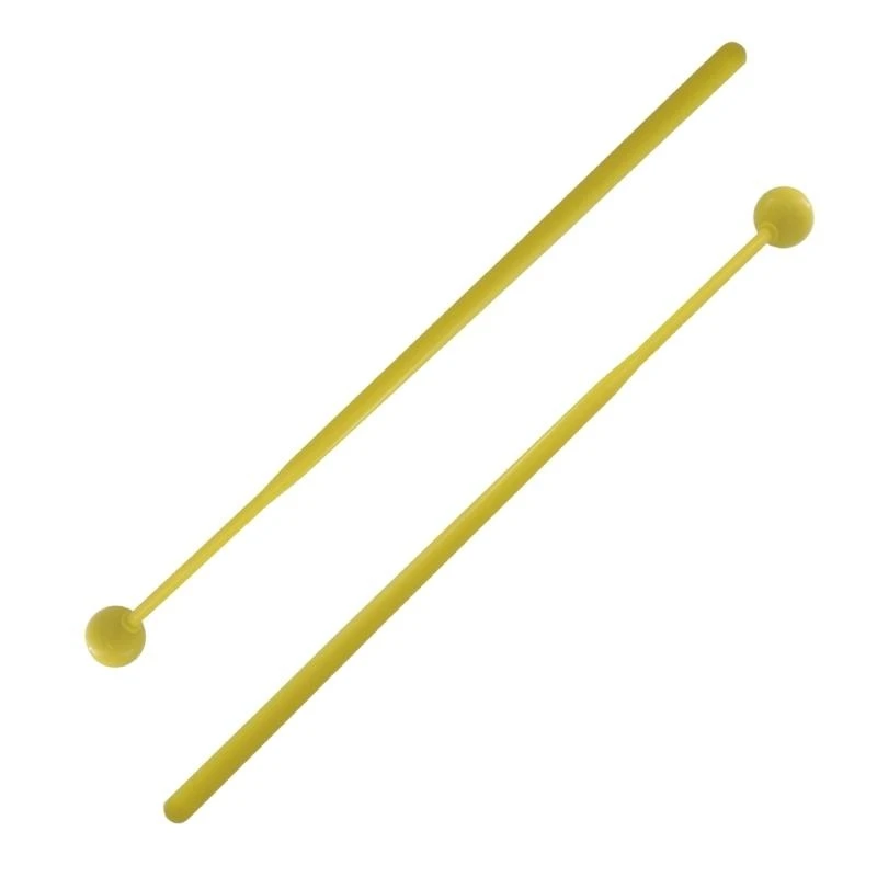 652d 1 Paar ABS Kunststoff Ball Drumstick Marimba Mallet Percussion Musical Instrument Accessoires Anfänger Trainingskits – Detail 9