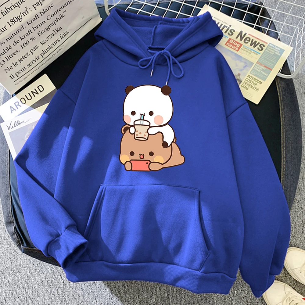 Women's Aesthetic Hoodie Graphic Bubble Tea Kawaii Pullover_voghion.com