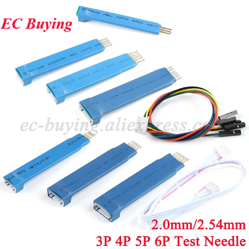 2,0mm 2,54mm 3P 4P 5P 6P Pin Test Nadel Frühling Programm Programm STC STM32 STM8 1-chip Maschine Brennen Schreiben Mikrocontroller