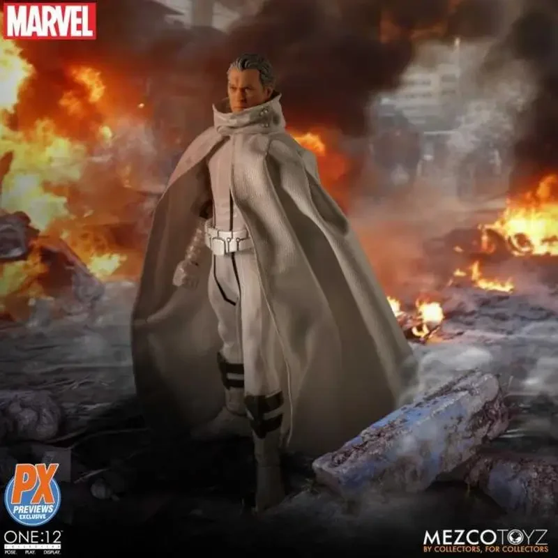 Фото [В наличии] настоящий Ant Mezco PX Limited X-Men Magnet King белая 6-дюймовая экшн-фигурка, модель, подарки №4