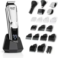 OLOV Beard/Hair Trimmer for Men All-in-One Mens Grooming Kit for Beard, Nose, face, Cordless Hair Clippers Electric Razor 2