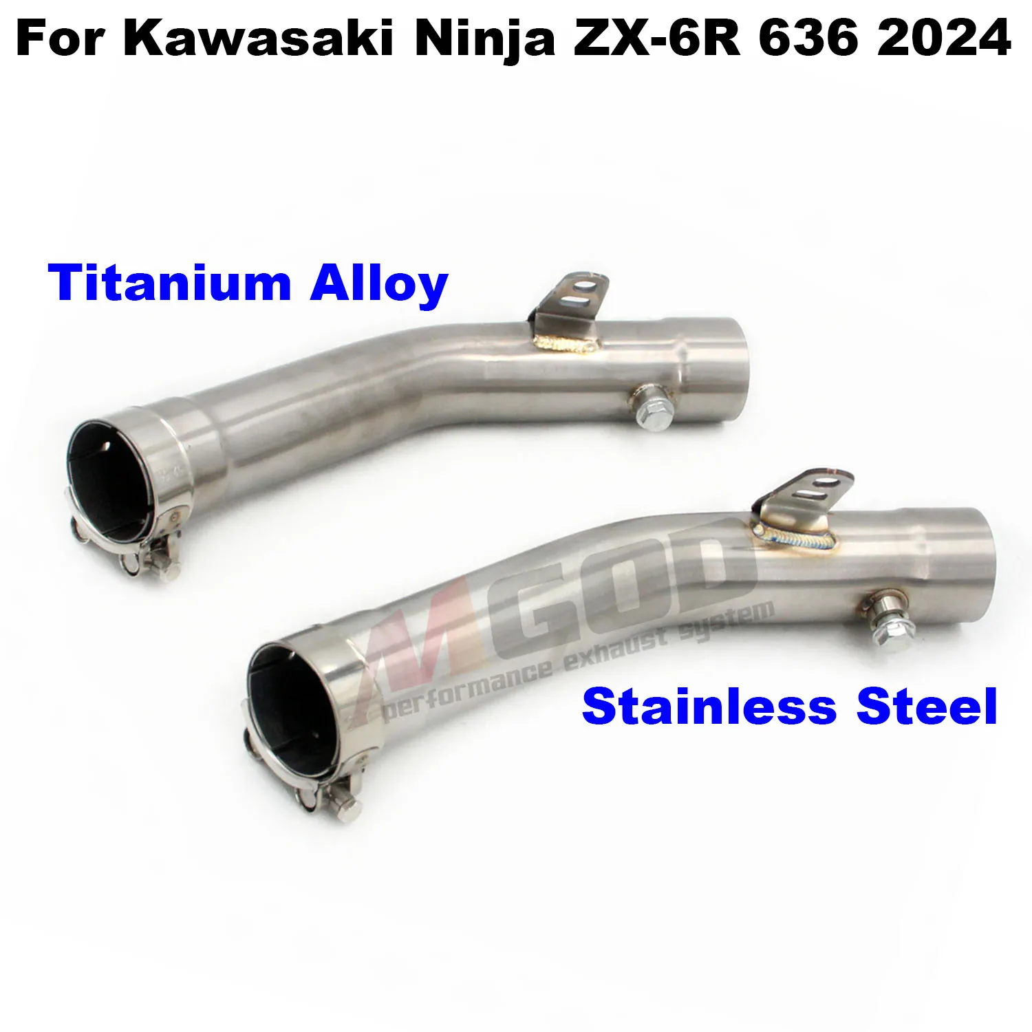 Ninja Zx-4r Exhaust Pipe Universal Motorcycle Exhaust Mid-Link