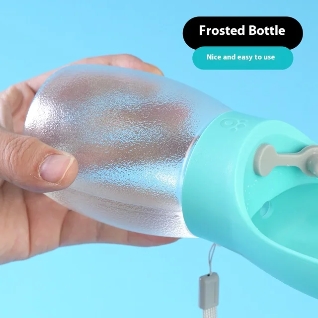 Portable Dog Cat Water Bottle Outdoor Leak Proof Travel Water Dispenser Lightweight Pets Drinking Supply for Hiking Walking 3