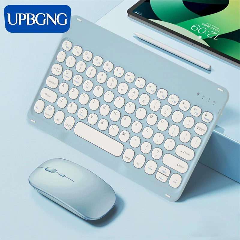 Rechargeable Wireless Keyboard Mouse iPad Xiaomi Samsung Huawei Magic Keyboard Touchpad Phone Table Laptop Mouse