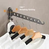 Foldable Clothes Rack Drying Clothes Hanger Wall Mounted Drying Rack Aluminum Clothes Organization WB3028 1