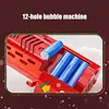 Firework Bubble Maker Firework Bubble Blower Machine Christmas Bubble Machine Toys Reusable Outdoor Bubble Maker With Lights For 4