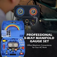 Kit de charge et de diagnostic de fourmis indispensables, collecteur à 3 voies, climatiseur, R22, R134a, R410a, R32 6