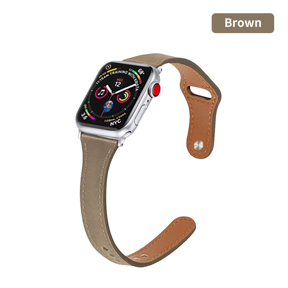ตัวเลือกสินค้า สายหนังสุดหรูสำหรับ Apple Watch ทุกขนาด