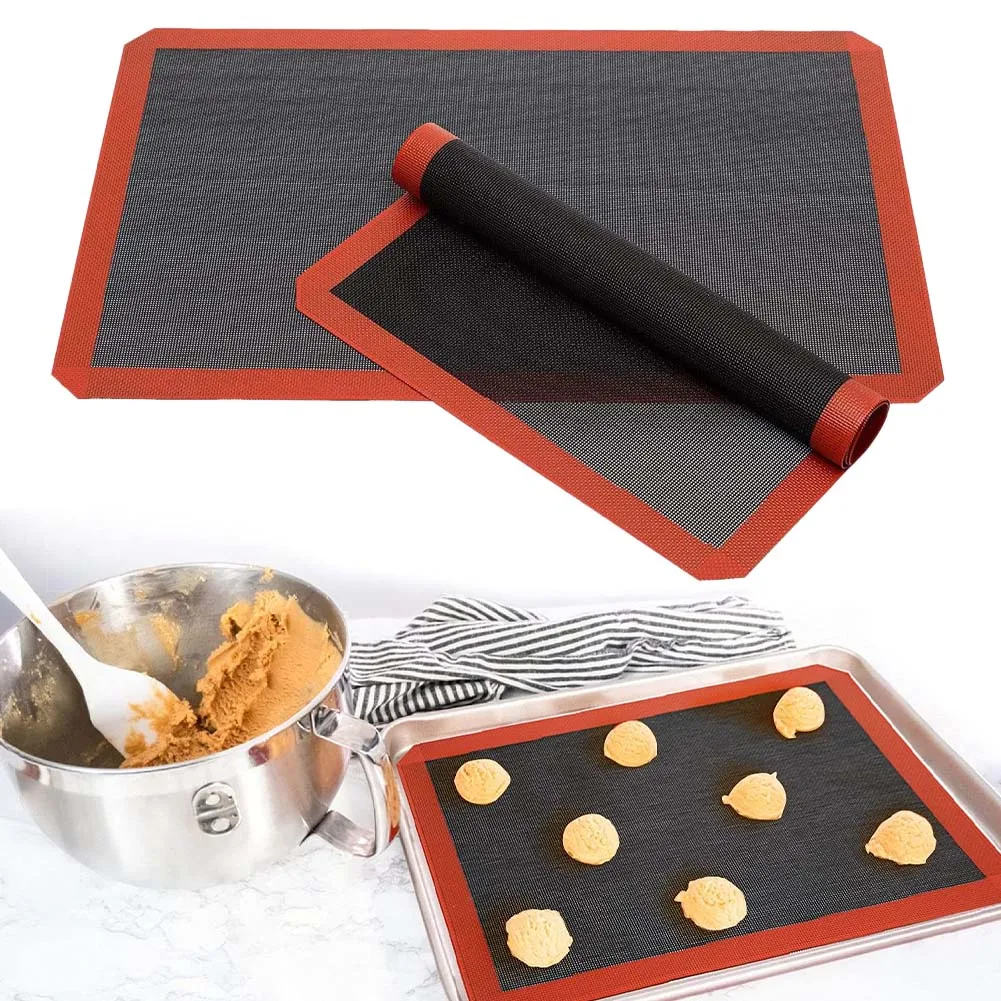Silicone Baking Mat 30x40cm Reusable Baking Cookie Sheet Non-Stick Heat Resistant for Oven Grill Microwave