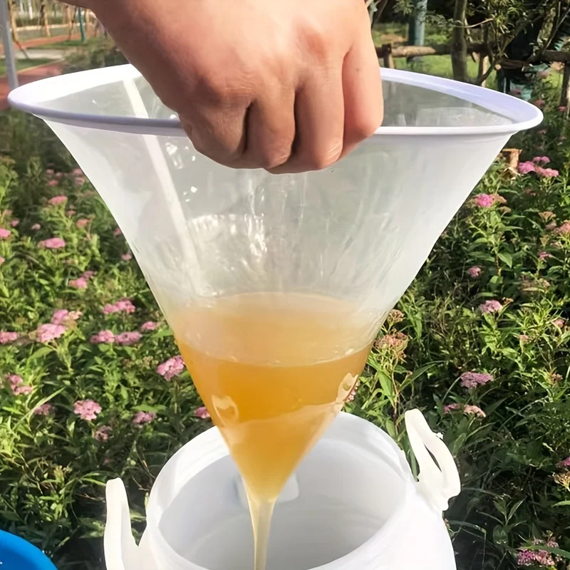 13.8 Inch Nylon Mesh Filter Durable Reusable Conical Filter Suitable for Honey Extractors Kitchen Use