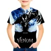 4-14 Years Kids Boys Venom Short Sleeve 3D T-shirts Tops Clothes Baby Boys Print Tees Children Clothing Kids Cartoon Outfit 3