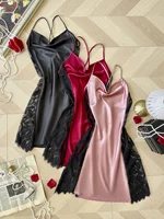 Nouvelle Robe de Nuit en Dentelle pour Femmes, Sexy et à la Mode, Pyjama Simple et Confortable, Convient pour les Soirées et la Maison 1