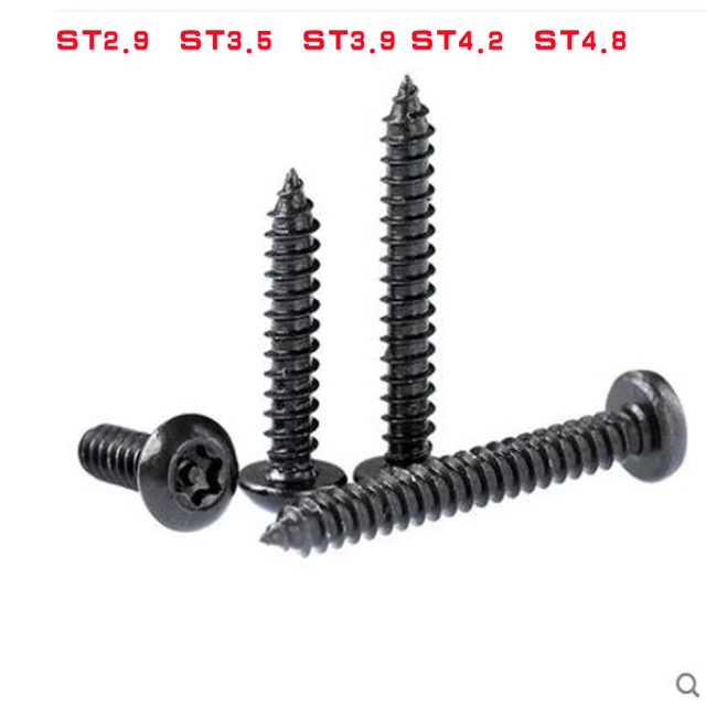 100pcs Wood Screws T25 Coarse Thread Self-tapping Screws Knurled  Countersunk Head Torx Screw Zinc Coated For Woodworking Tools - Screws -  AliExpress