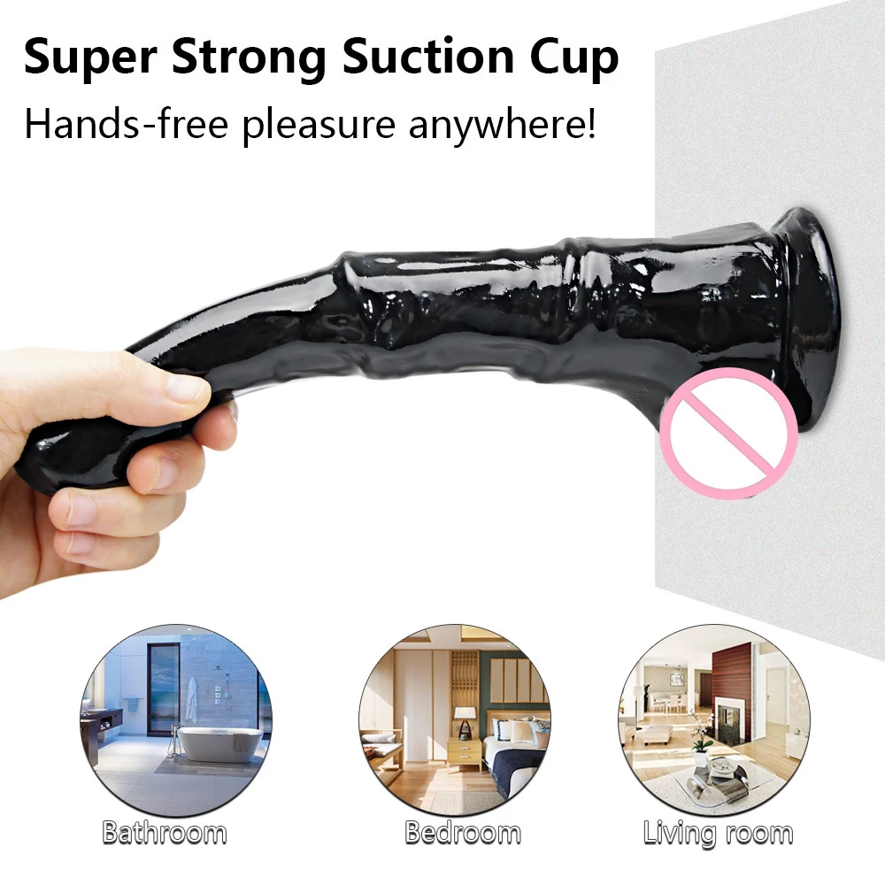 Sex Toys 10.2in Horse Dildo Realistic Penis Cock Female Masturbator Giant Animal Dildo Suction Cup Anal Plug Sex Toy Women Adults 18