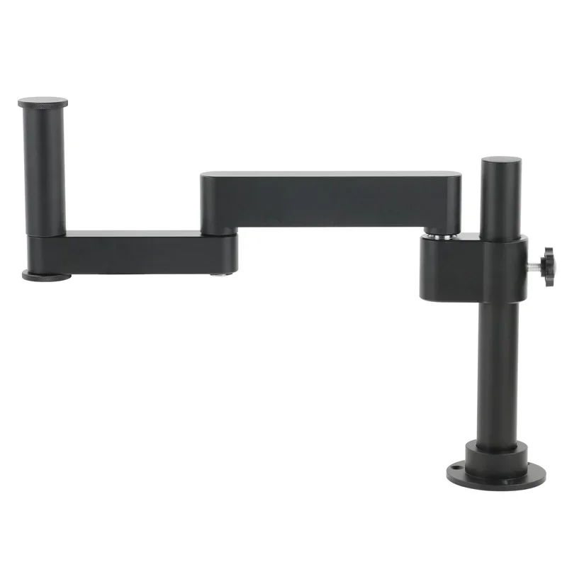 Articulating Arm Clamp Microscope Bracket 76mm 50mm Focusing Holder For Stereo Microscope Monocular lens Video Microscope Camera 2