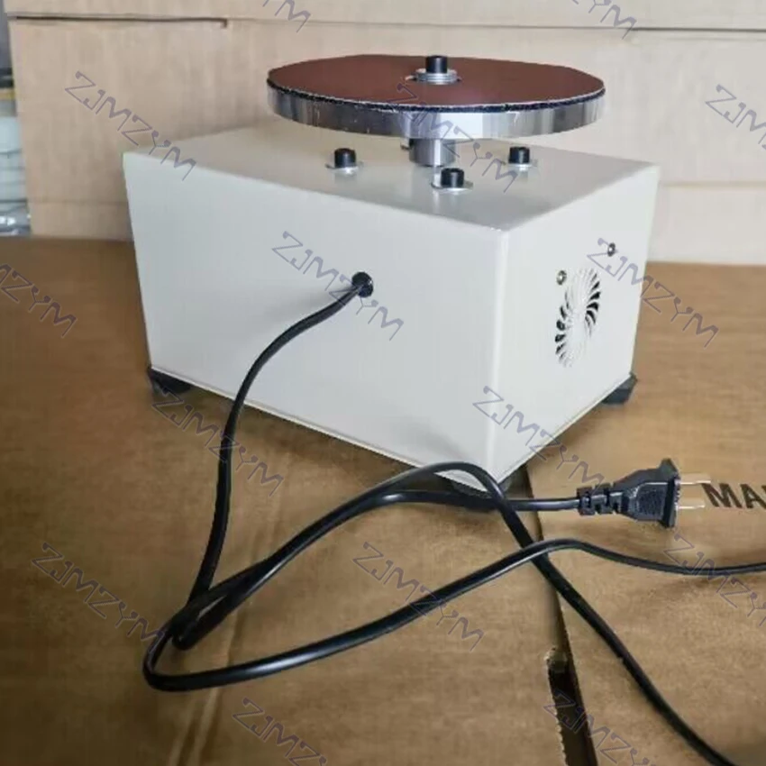 q150 Electric Knife Sharpener Bench Sander Electric Polisher Carving Knife Emery Plate Flat Polishing Grinding Machine 220V 100W