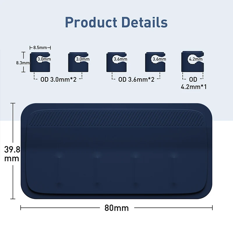 6in1 Magnetic Mouse Cable Wire Organizer Desktop Cable Clip Protector Cord Winder Row Plug Fixed USB Charging Line Holder Magnet cable organizer