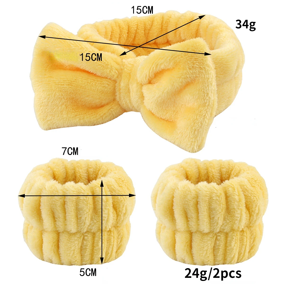 1 set/3 pezzi Fasce per viso e capelli in peluche, amichevoli per la pelle, assorbenti, fasce per la cura della pelle, prodotti per la bellezza, cura della pelle, spa, autocura, strumenti per