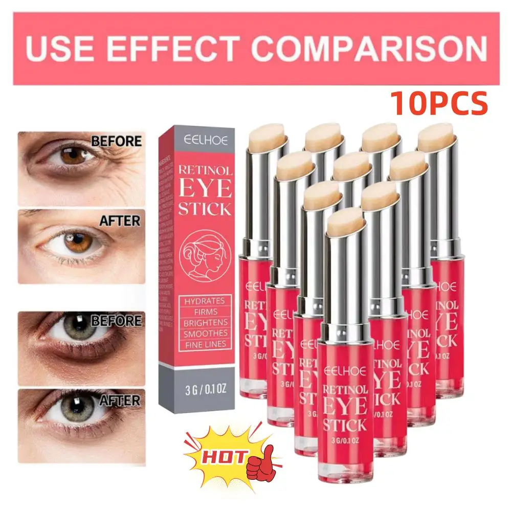 

10pcs Retinol Anti Wrinkle Eye Cream Anti Aging Eye Bags Lifting FirmingRemove Dark Circles Whitening Moisturizing Skin Care