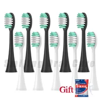 For Aquasonic Replacement Toothbrush Heads For Black Series/Series Pro/ Vibe Series Electric Toothbrush Unisex Nozzle With Cover 1