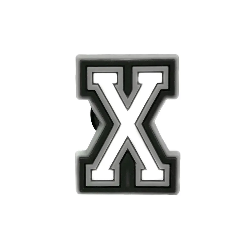 Wholesale PVC Shoe Accessories - White Letter Name Badges for Clogs, Pins, and Decorations