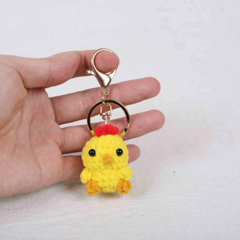 Mini Animal Series Crochet Keychain Cute Animal Doll Keyrings Mini Sheep Cow Knitting Doll Keychain Wholesale Custom Accessories 5 S36a020233ee246ff96a2c8d734d17ad7A