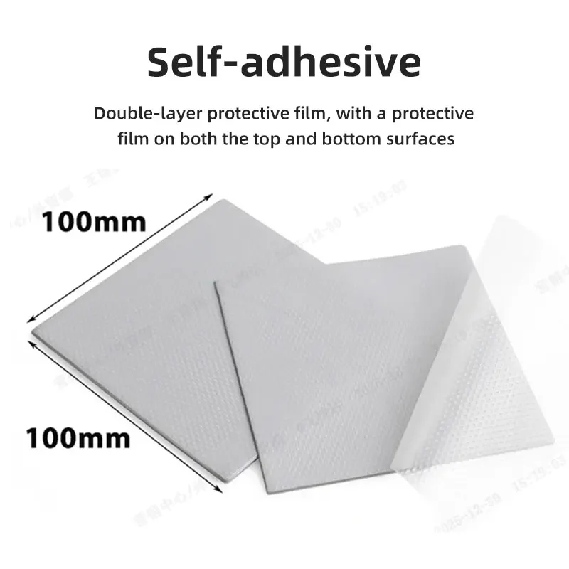 High-Performance Thermal Silicone Pad - Multiple Thickness Options
