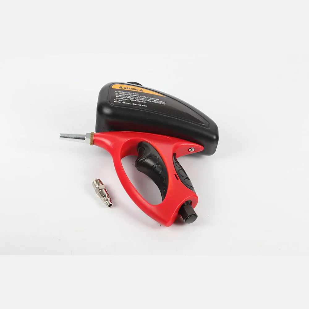 Handheld Gravity Blaster 90Psi Portable Sand Paint Sprayer Pneumatic Rust Power Tool Protection Blasting Air Gun High Pressure 5