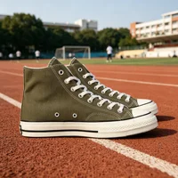 Chaussures légères et respirantes pour hommes, nouvelles chaussures en toile, confortables, grande taille, résistantes à l'usure, baskets décontractées à la mode pour hommes 8