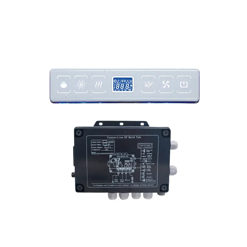 Acrylic B06/H06 bathtub or independent integrated surfing massage constant temperature bathtub controller