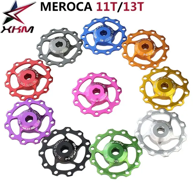 Ruota Fantino Per Deragliatore Posteriore 14T - Con Cuscinetti Ceramici In Alluminio | Per Mountain Bike E Road Bike