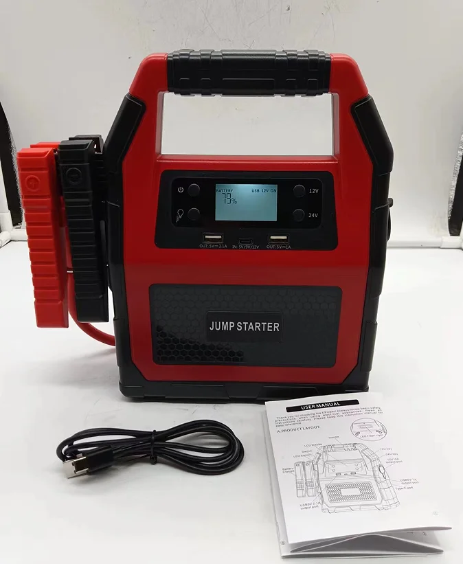 Auto Starthilfe Power Bank 6000a 2000a 12V 24V Auto Start Auto Booster  Batterie Jumps tarter Notfall Booster Jumper Start