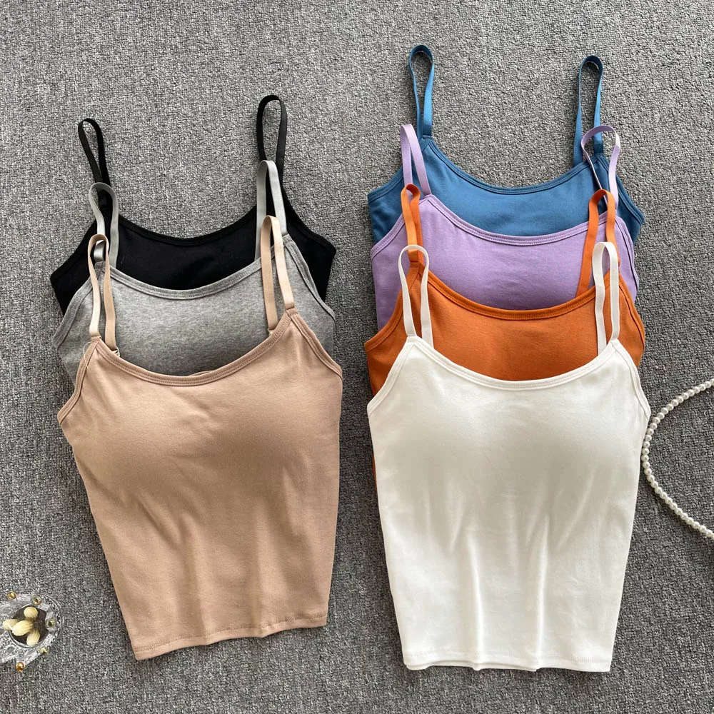 

Женский облегающий корсет пуш-ап, повседневный трикотажный эластичный Топ без рукавов, майка в стиле Харадзюку, лето 2022