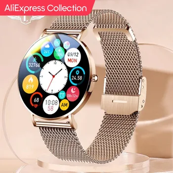 AliExpress 컬렉션 LIGE 2023 초박형 남성 스마트 워치, 풀 터치 스크린, IP67 방수, 레이디 스포츠 시계
