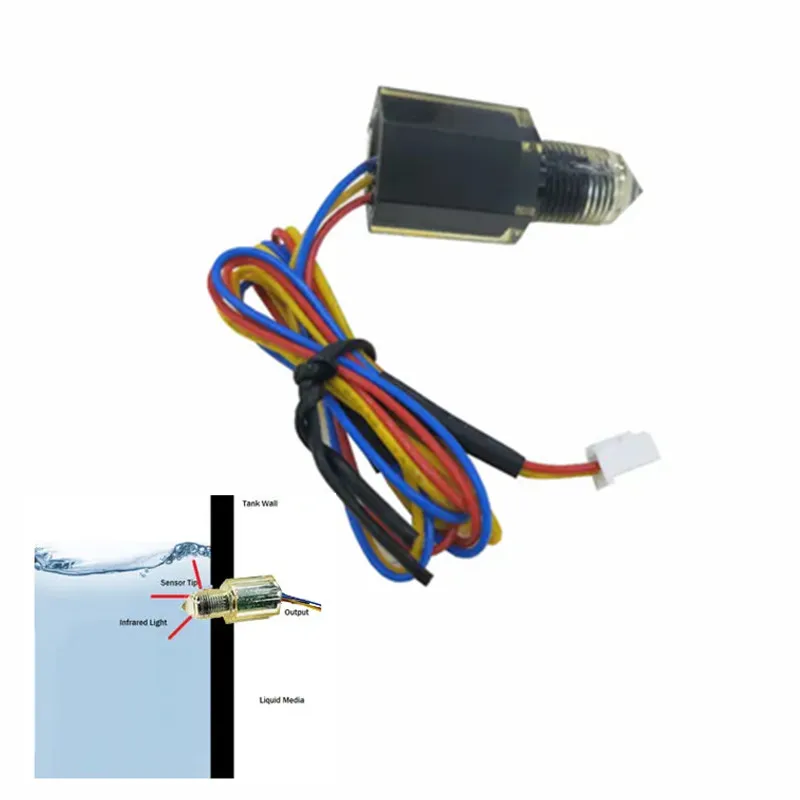 FS-IR1902D 500mm XH2.5 Liquid Level Measurement oil tank Digital Infrared Optical Sensor Replace Magnetic Switch Water Indicator