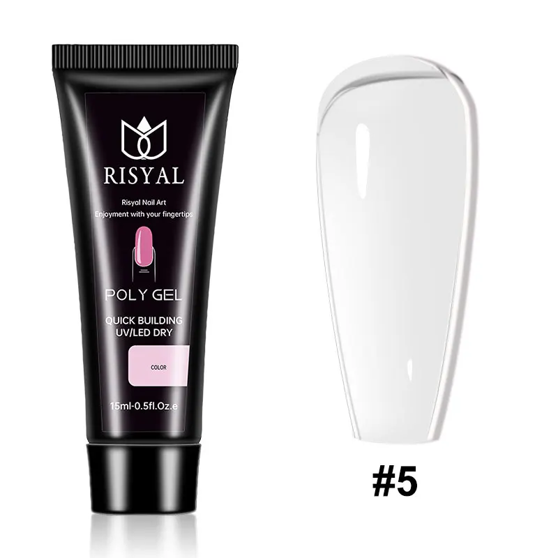 ג'ל לציפורניים, ג'ל פולי נייטרל בנייה מהירה של ג'ל לציפורניים, צינורות להארכת הציפורן והעברת הציפורן, יופי מקורי