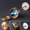 USB Cordless Table Lamp Dimmable Bedside Lamp Restaurant Atmosphere Lighting for Indoor and Outdoor Metallic Black 6