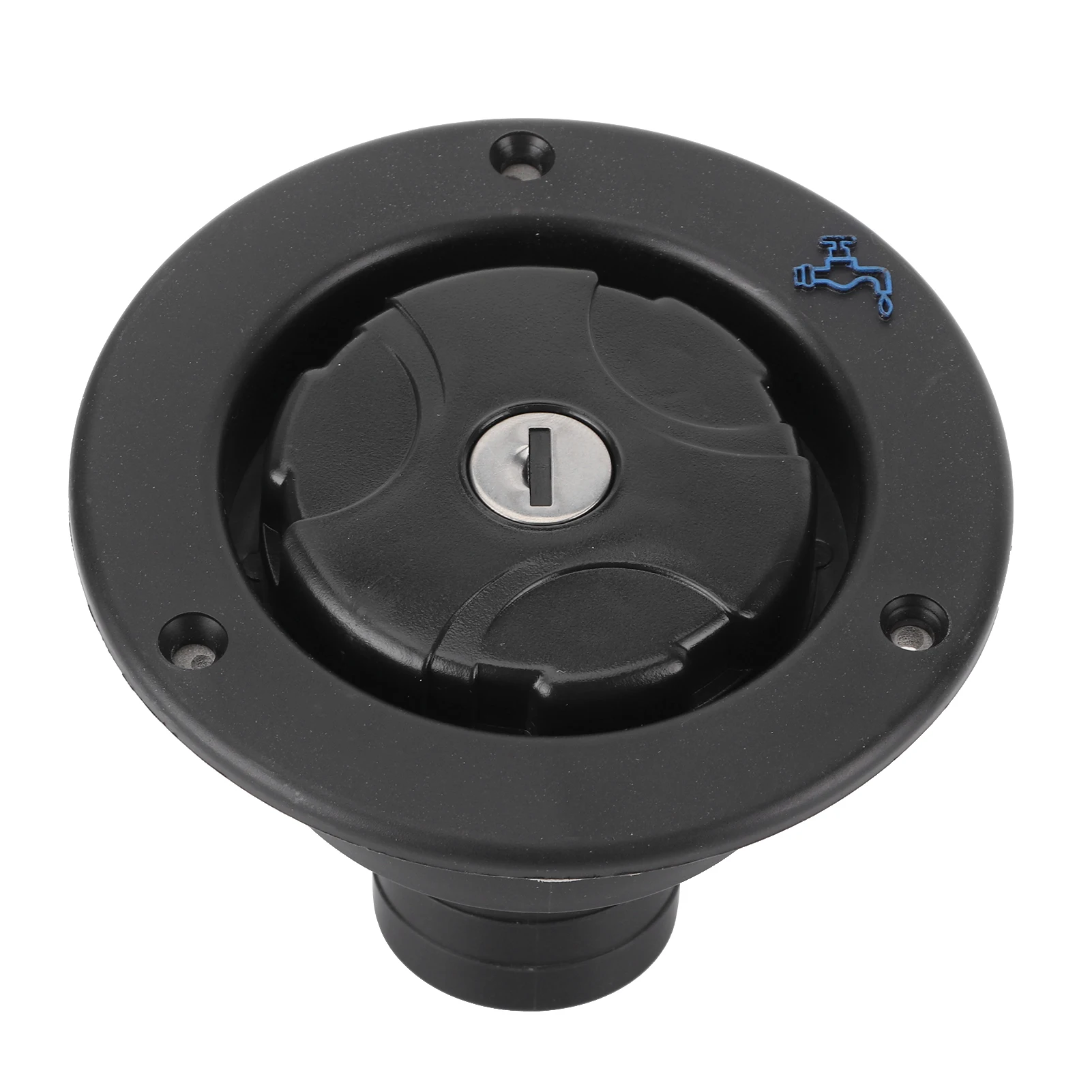 RV Water Inlet Lockable Leakproof Water Filler Cap for RV Caravan Motorhome