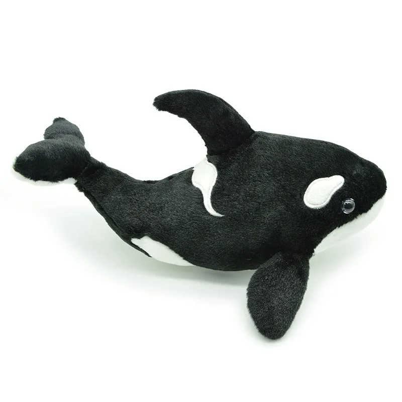 

2 Size Marine Ocean Life Cute Little Tiger Whale Plush Stuffed Toy Doll 12cm Pendant & 29cm Soft Toy Kids Gift Education Dolls