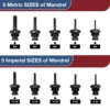 M3-M8 Rivet Nut Gun, Removable Electric Rivet Nut Adapter, Household Manual Riveting Tool, Thread Insertion Gun Set With Wrench 2