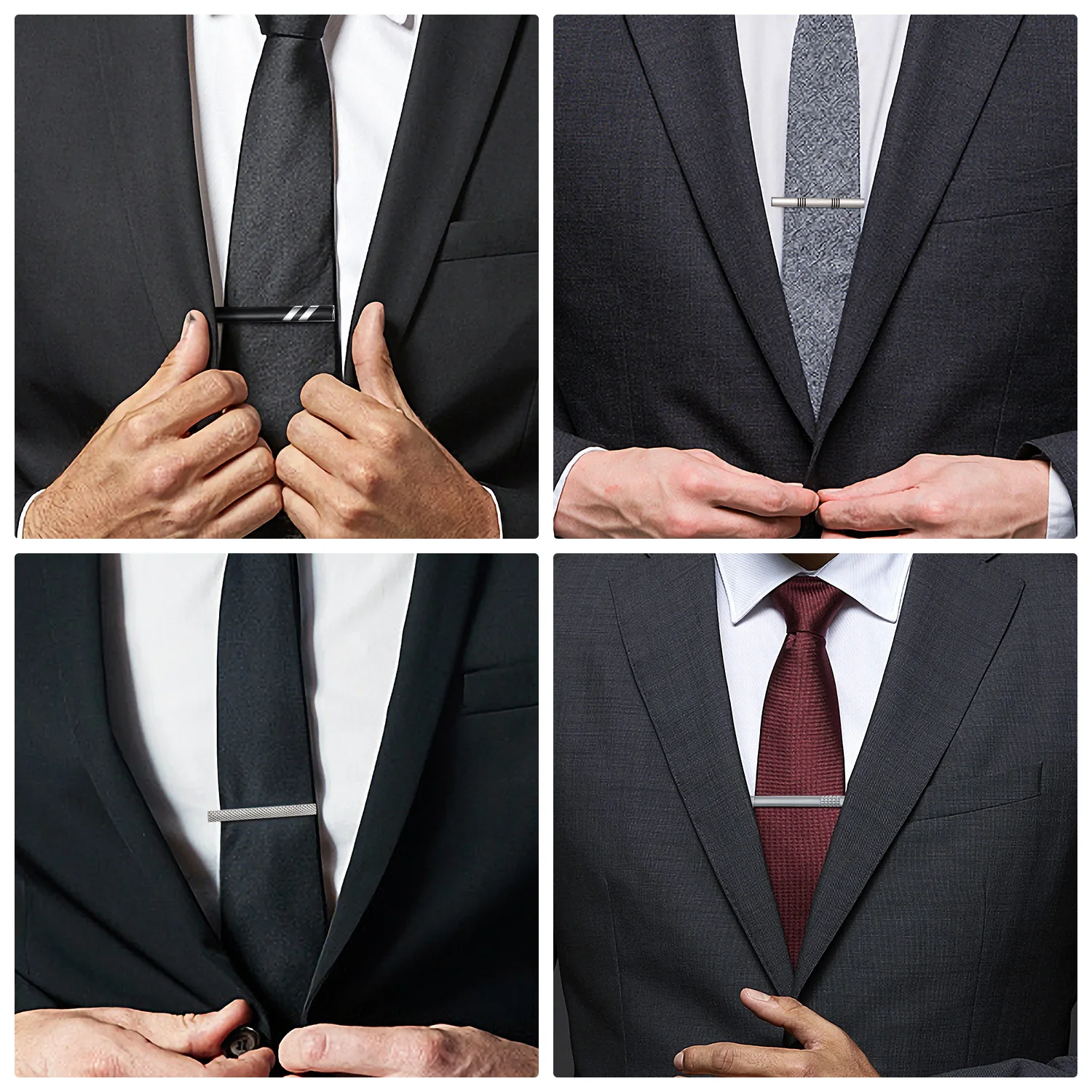 Tie Clips Tie Clips for Men Business Party Gift Box