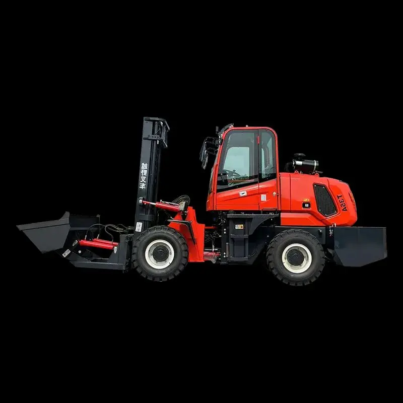Offroad-Gabelstapler 3 Tonnen 3,5 Tonnen 4 Tonnen 5 Tonnen All-Terrain 2WD 4WD Rough Terrain-Gabelstapler zu verkaufen