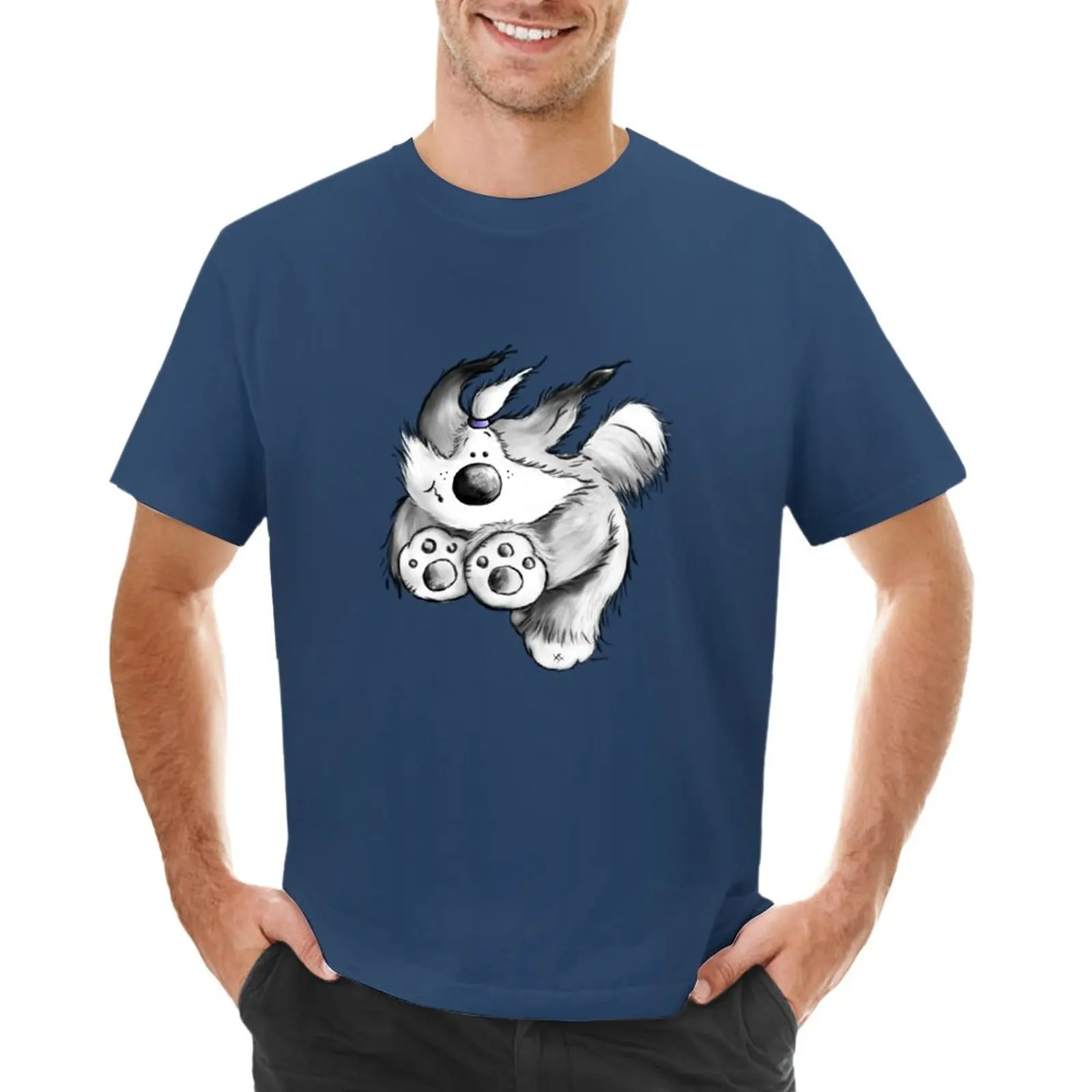 

Flying Bearded Collie T-Shirt customs anime clothes plain workout shirts for men