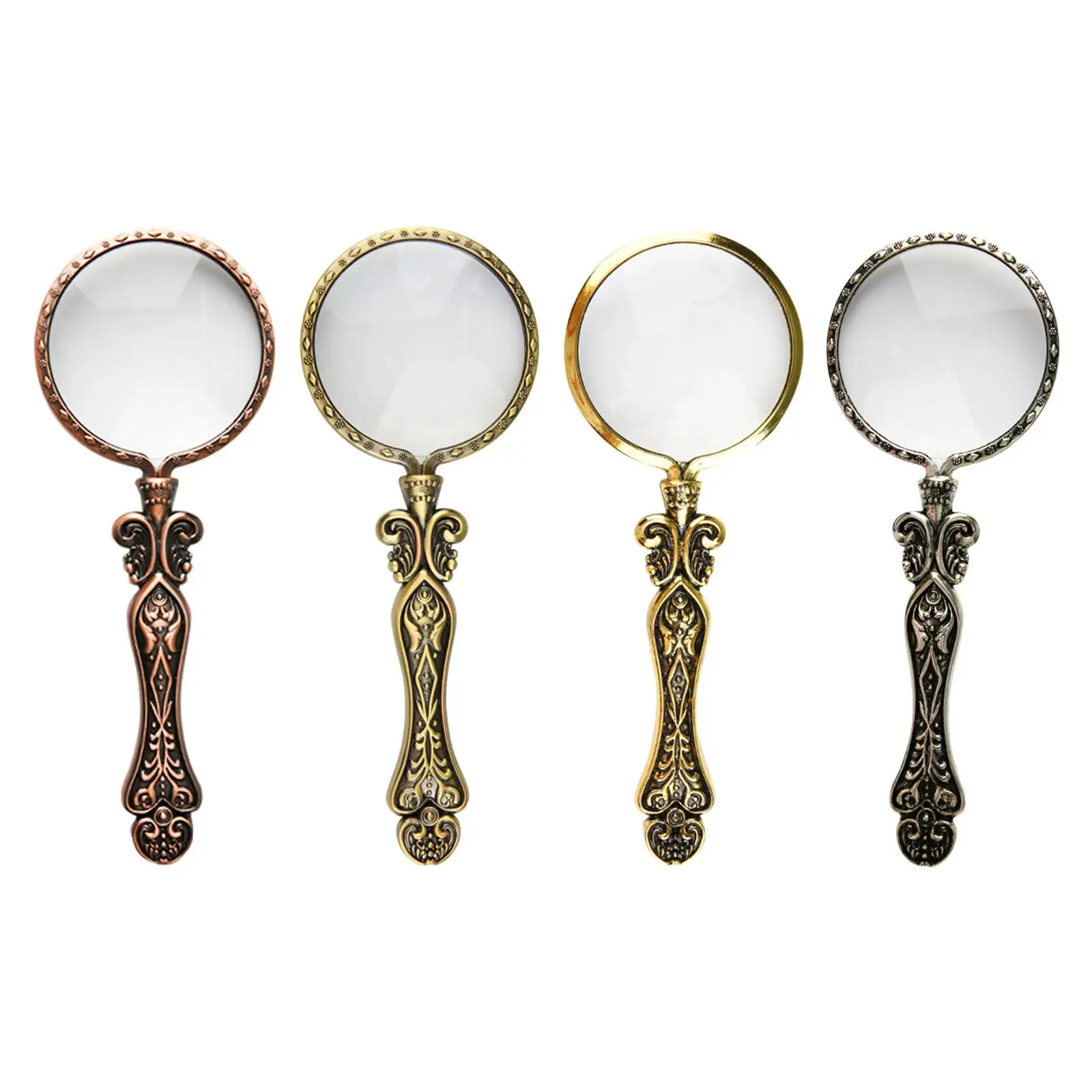 

Vintage Jewelry Loupe Magnifying Lens Hand Loupe Optical Glass for Newspaper Nature Exploration Checking Maps Jewelry Detection