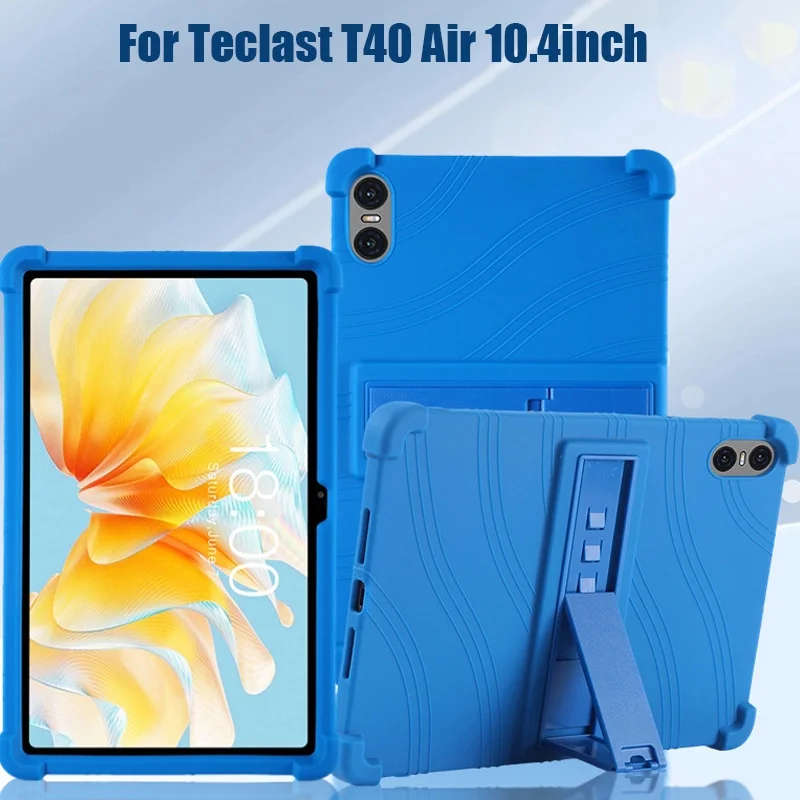 

Case For Teclast T40 Air 10.4inch 2023 Tablet Stand Cover Anti Drop Case Bracket Business Silicone Cover For T40HD 10.4"