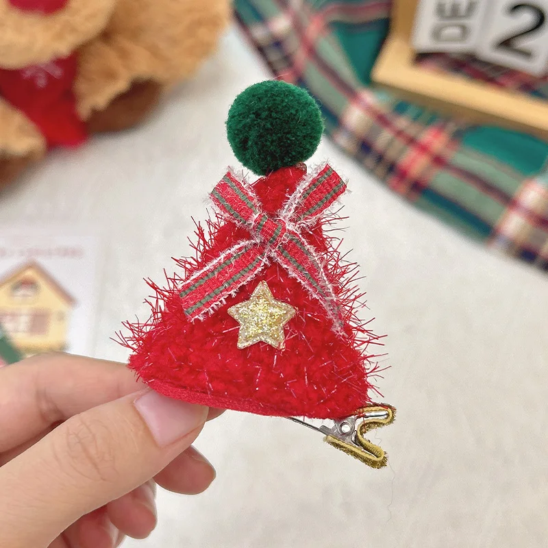 Bow star hat duckbill clip