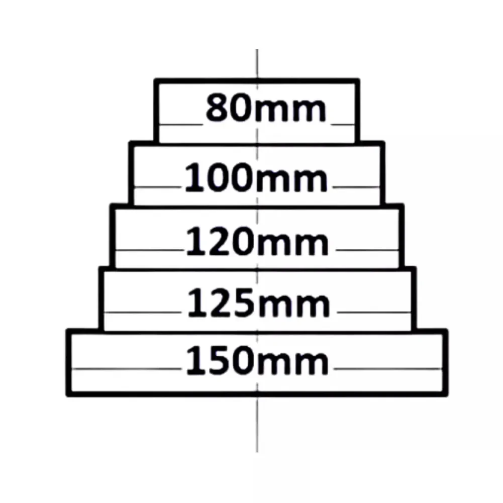 Duct Pipe Connector Ventilation Pipe Reducer Duct Reducer Extractor Fan Pipe Connector Ventilation Systems 80 To 150mm Diameter Round Tube Air Ventilation Systems Parts