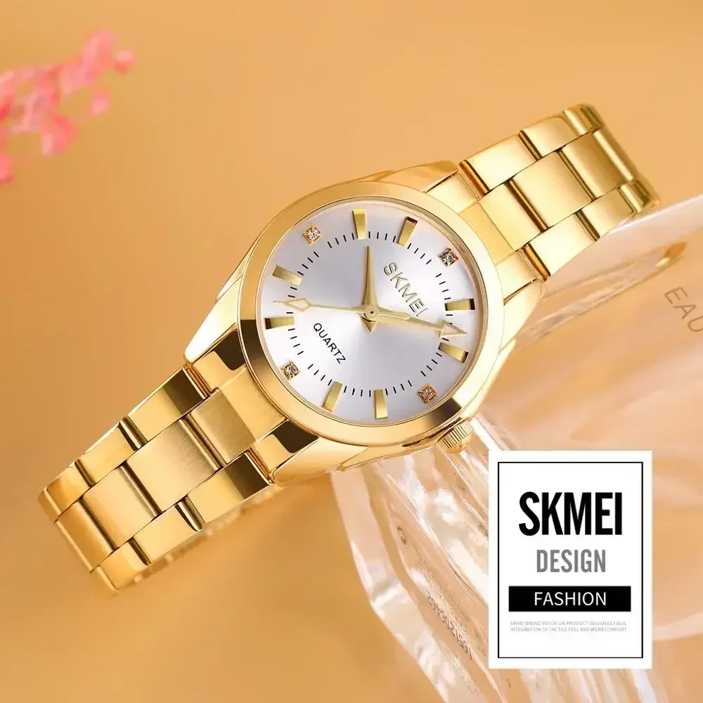 SKMEI1620  For Women Thin Lady Hour Ladies reloj mujer Fashion Simple Quartz Women Watch Movement Luxury Quartz Watches 4