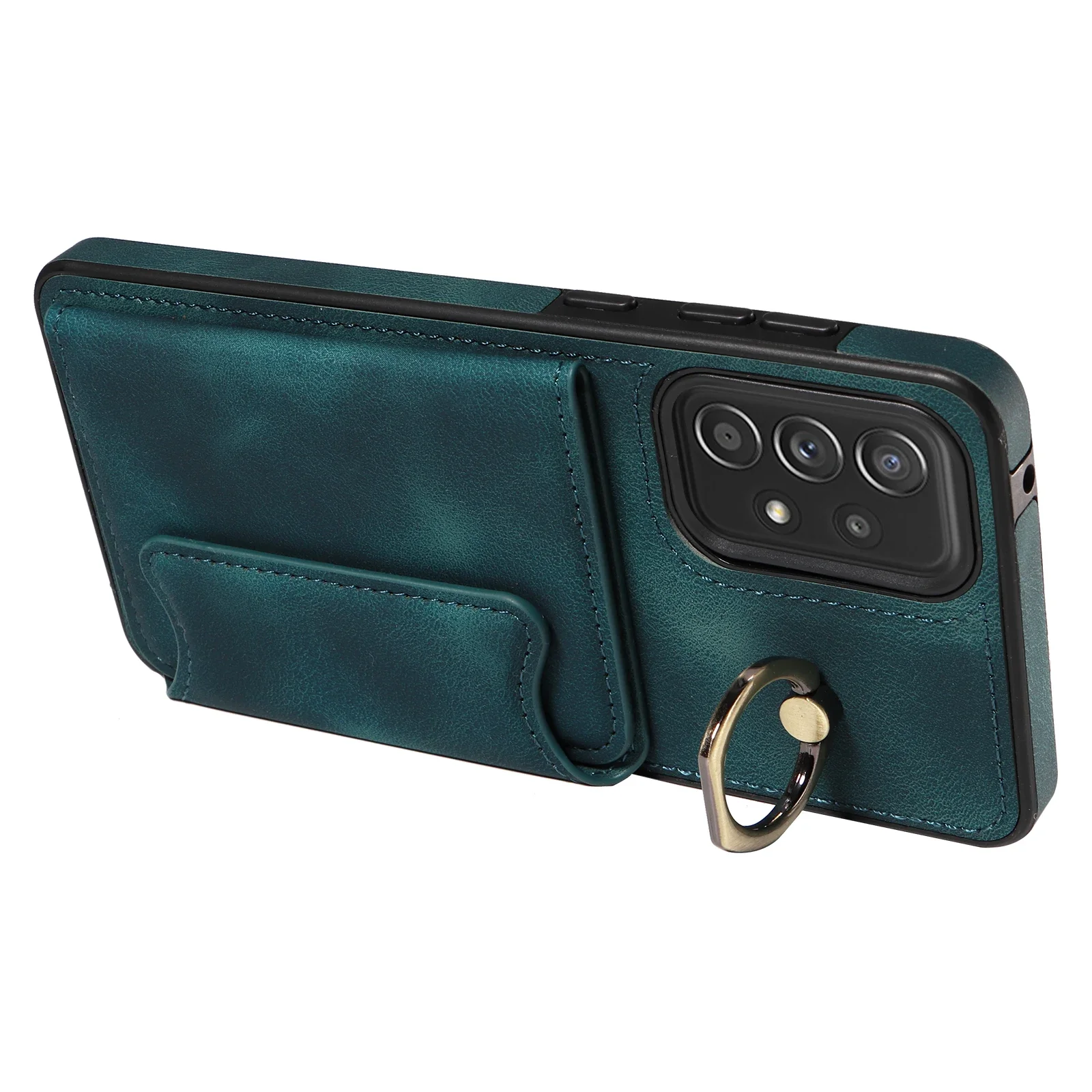 

Leather Wallet Stand Case for Samsung Galaxy A72 A22 A32 A33 A53 A73 A23 A24 A34 A54 A52 4G 5G Card Bag Ring Holder Cover